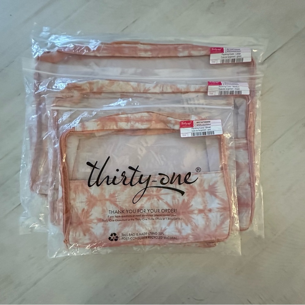 Thirty-One packing cubes